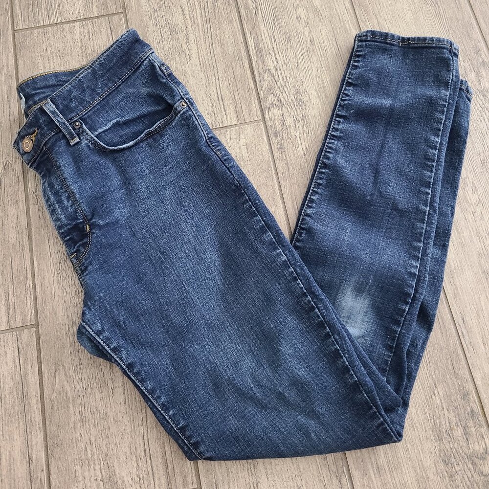 Levi Straus & Co. 711 skinny women's denim blue jeans size 30